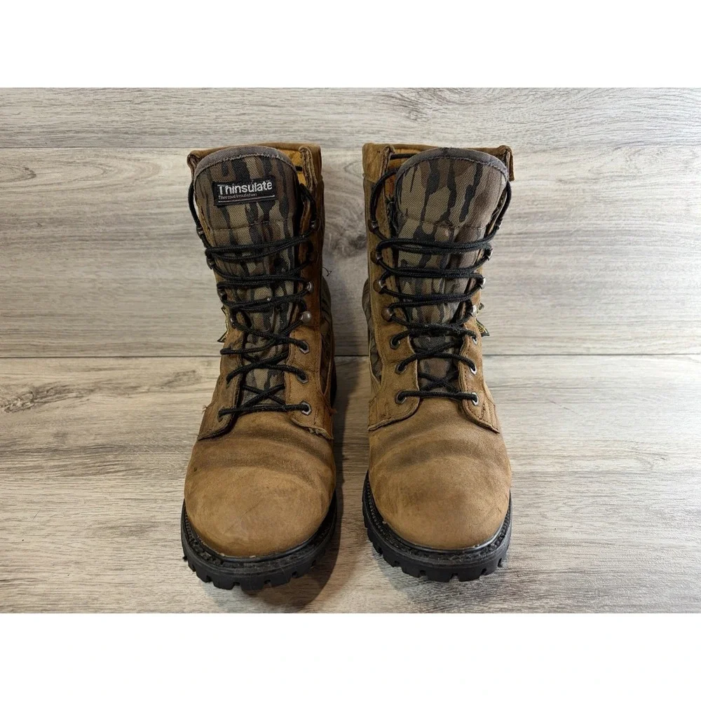Carolina Camo Gore Tex Thinsulate Boots Mens 10 EE Leather‎ Hunting Hiking